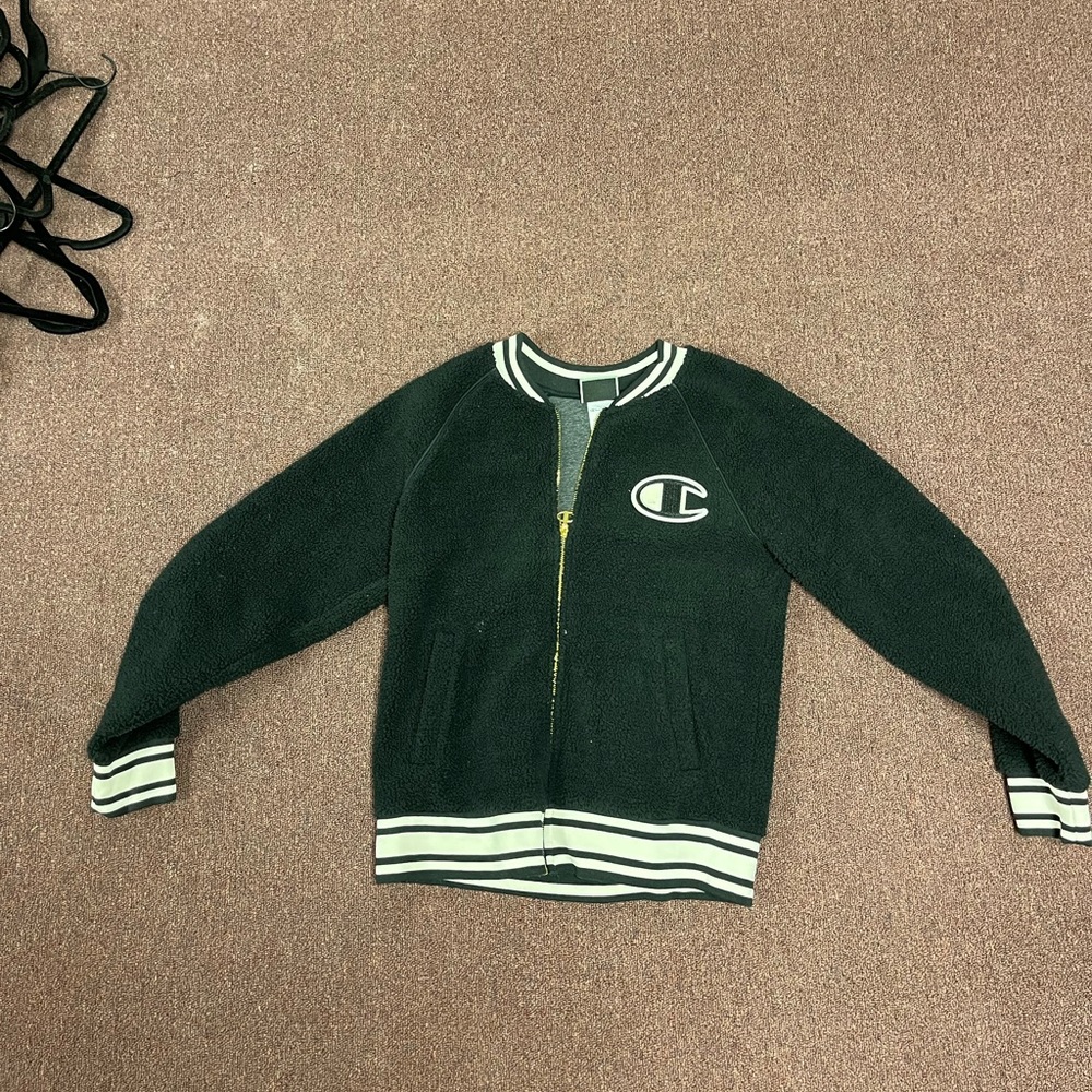 Coolest champion furry jacket!